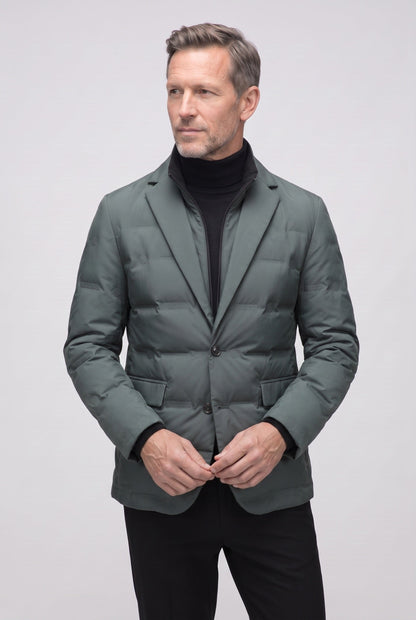 Men's Quilted Lapel Casual Jacket