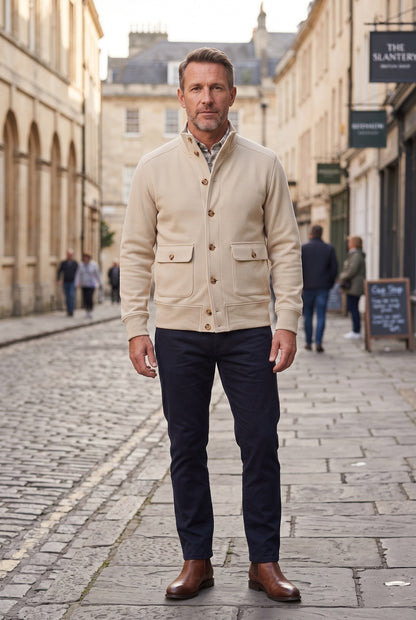 Men's Stand Collar Casual Jacket