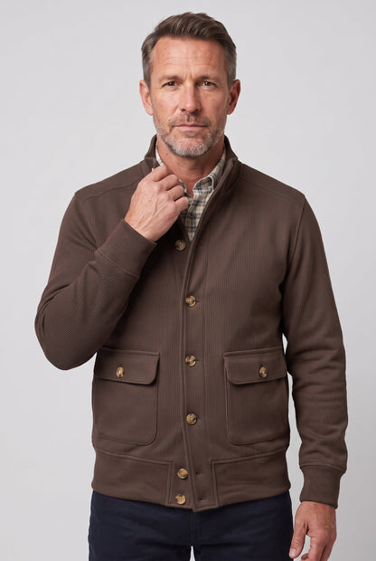 Men's Stand Collar Casual Jacket