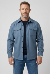 Men's Button Overshirt Jacket