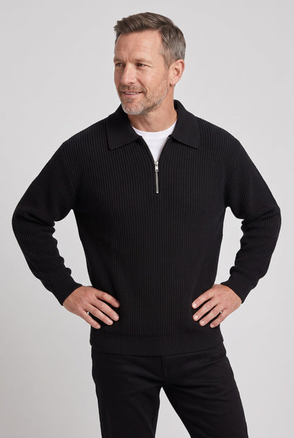 Men's Quarter Knit Zip Jumper