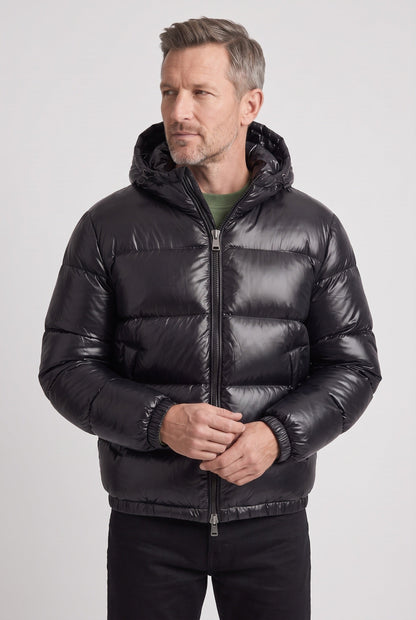 Men's Hooded Quilted Puffer Jacket