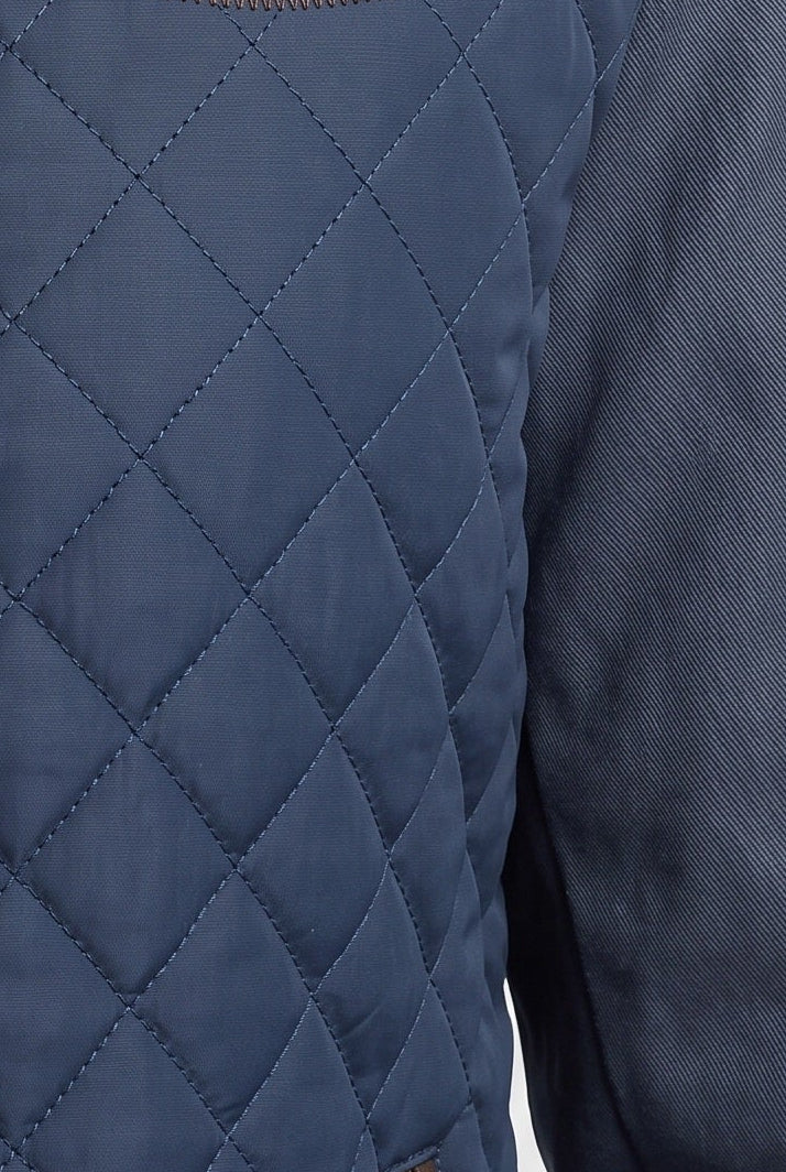 Men's Quilted Stand Collar Jacket