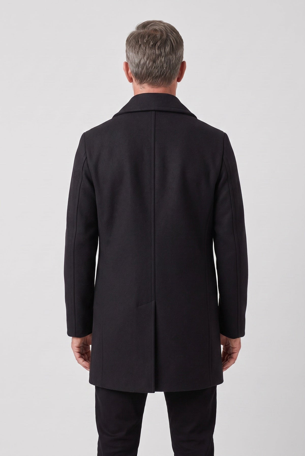 Men's Double Breasted Peacoat Jacket
