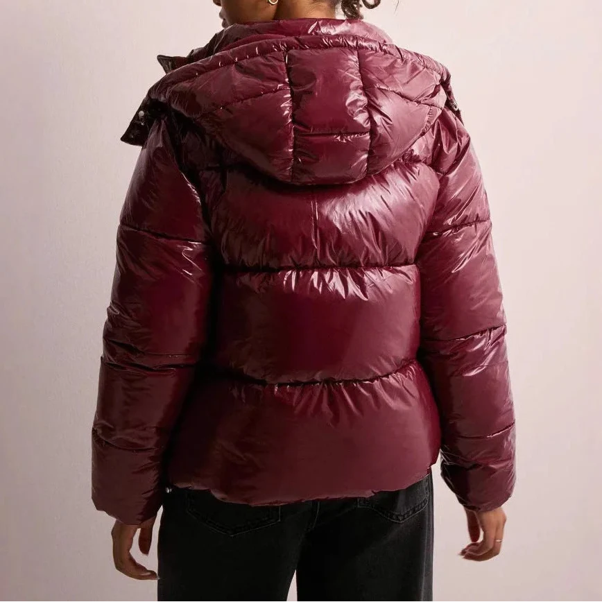 Women's Quilted Puffer Hooded Jacket