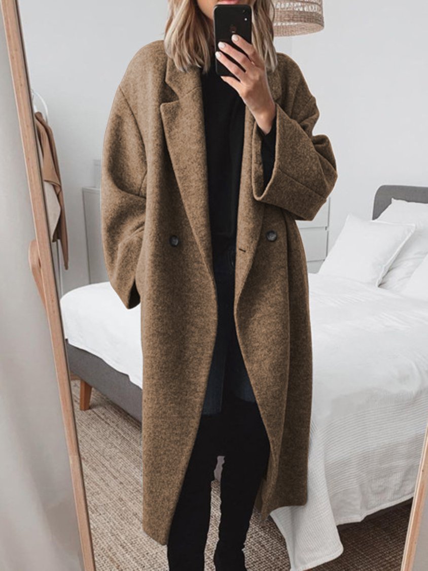 Women's Oversized Double Breasted Coat