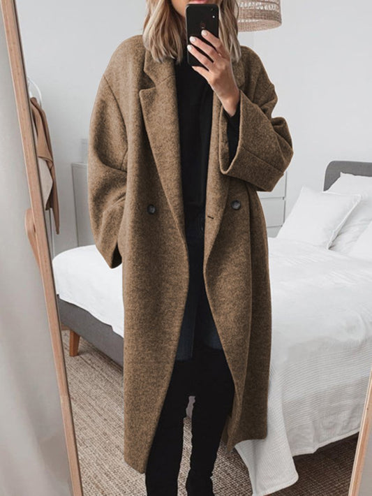 Women's Oversized Double Breasted Coat