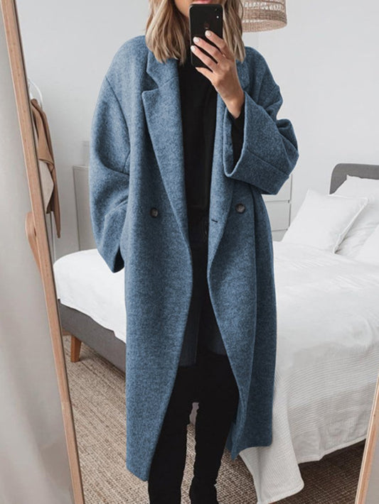 Women's Oversized Double Breasted Coat