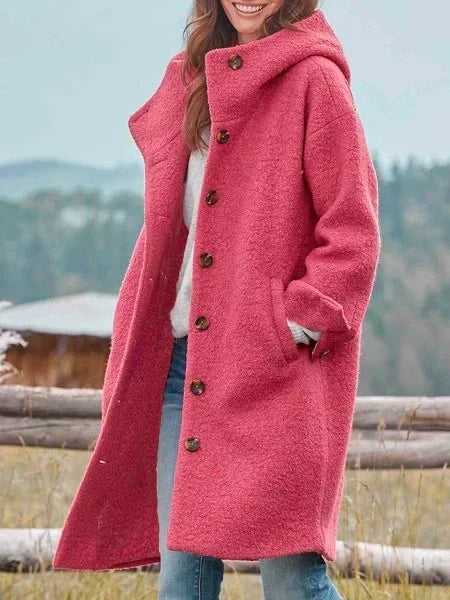 Women's Oversized Hooded Teddy Coat