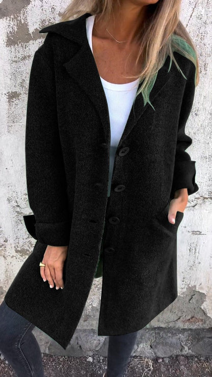 Women's Oversized Wide Collar Coat