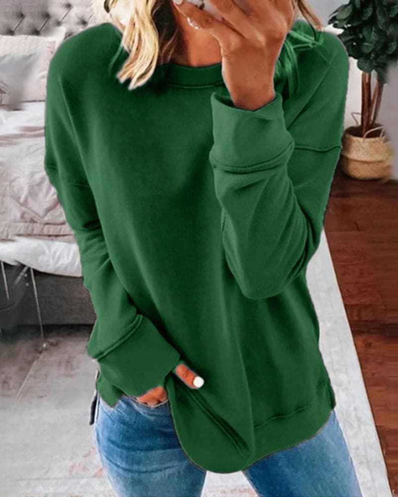 Women's Relaxed Crew Neck Sweatshirt