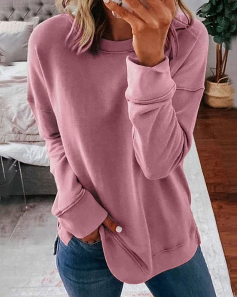 Women's Relaxed Crew Neck Sweatshirt