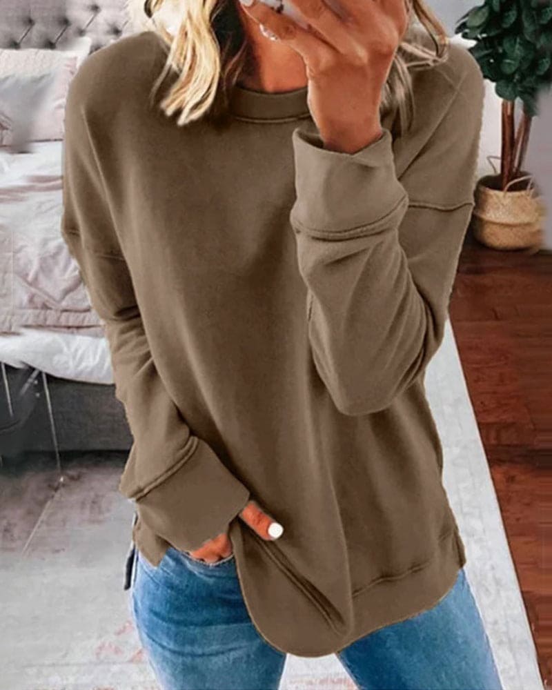 Women's Relaxed Crew Neck Sweatshirt