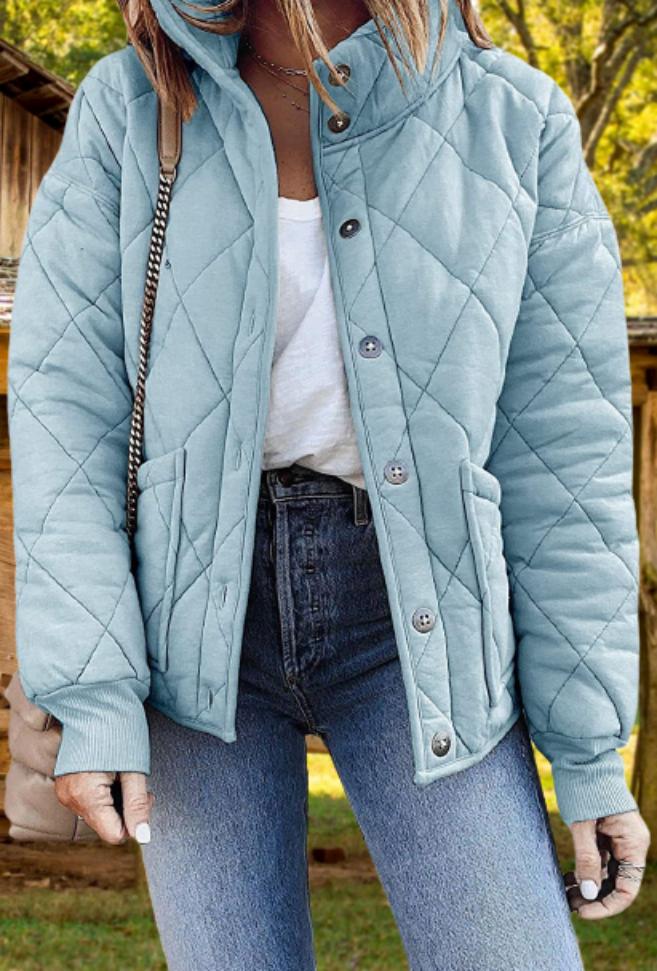 Women's Relaxed Diamond Quilted Jacket