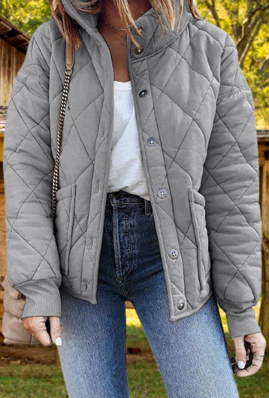 Women's Relaxed Diamond Quilted Jacket