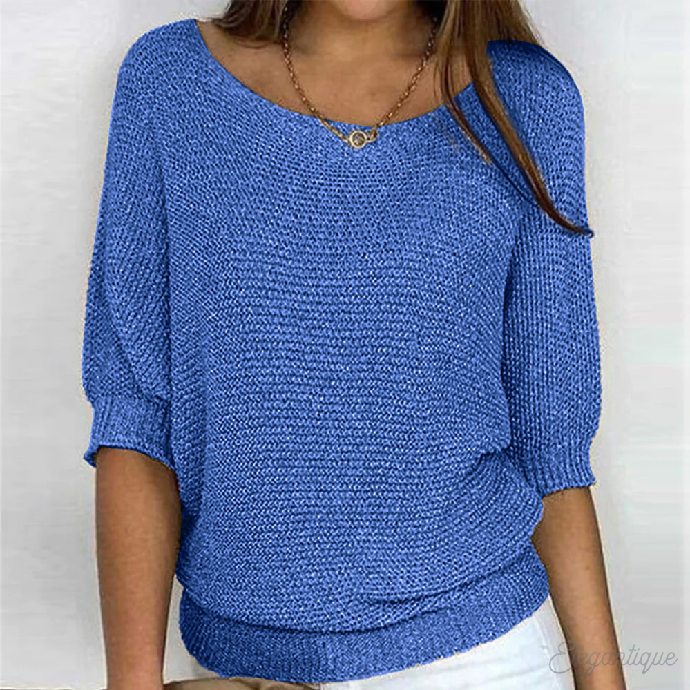 Women's Wide Sleeve Knit Jumper