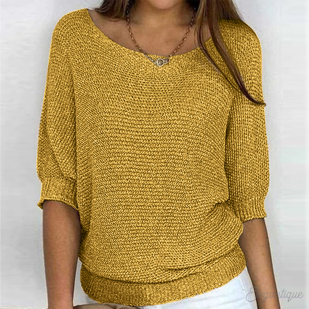 Women's Wide Sleeve Knit Jumper