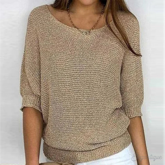 Women's Wide Sleeve Knit Jumper