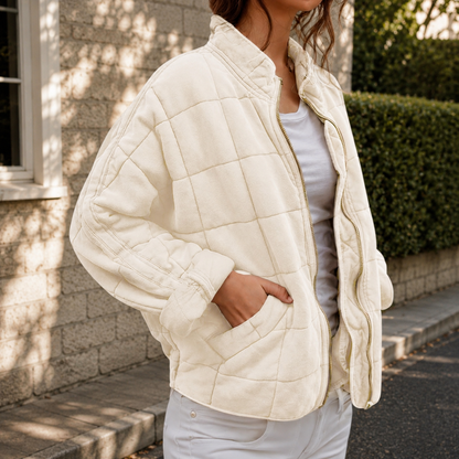 Women's Relaxed Quilted Casual Jacket