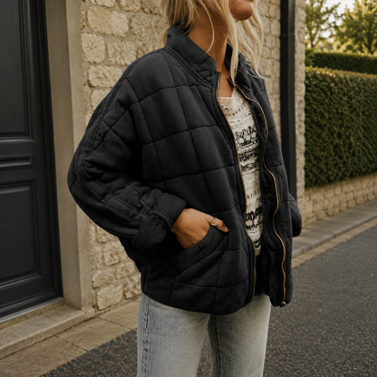 Women's Relaxed Quilted Casual Jacket