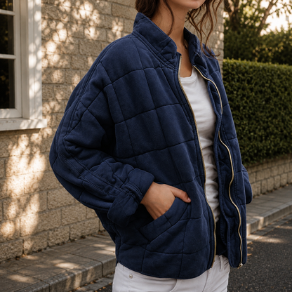Women's Relaxed Quilted Casual Jacket