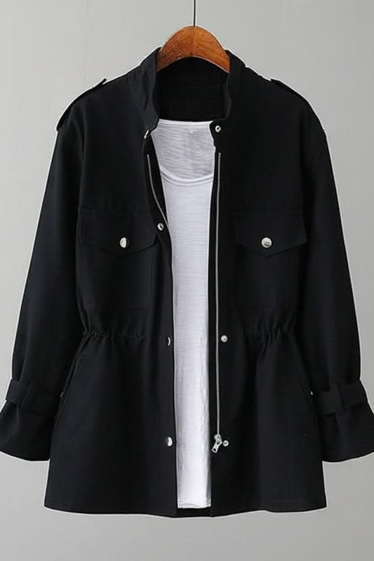 Women's Relaxed Utility Casual Jacket