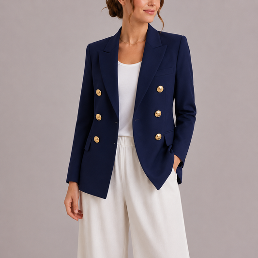 Women's Double Breasted Tailored Blazer