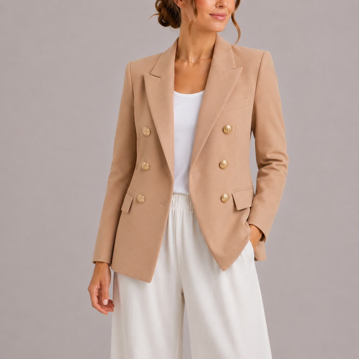 Women's Double Breasted Tailored Blazer