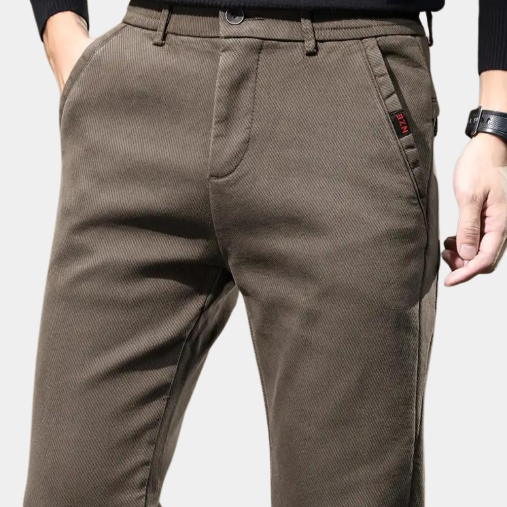 Men's Regular Fit Chino Trousers
