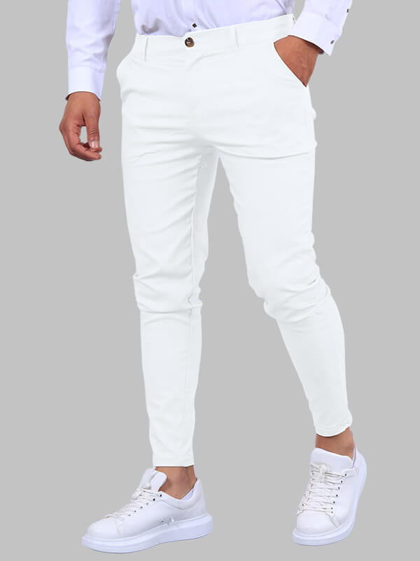 Men's Slim Fit Chino Trousers