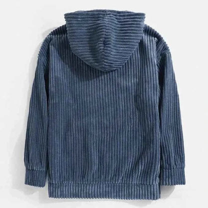 Men's Corduroy Hooded Casual Jacket
