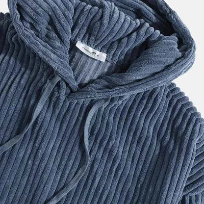 Men's Corduroy Hooded Casual Jacket