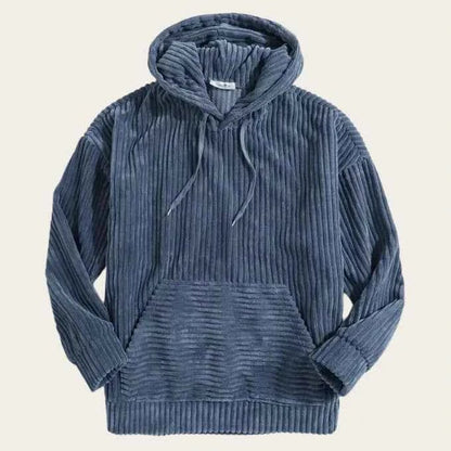 Men's Corduroy Hooded Casual Jacket