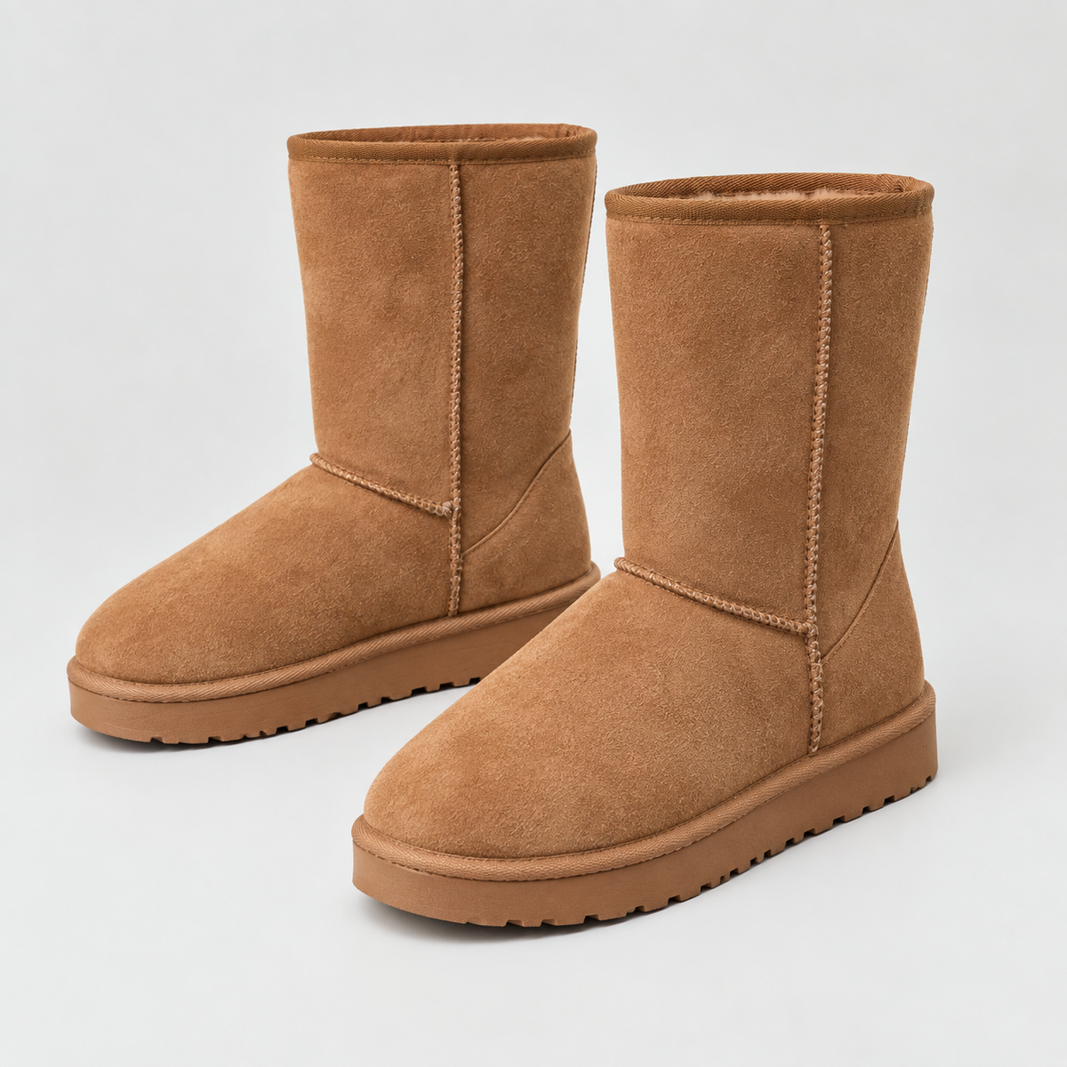 Women's Suede Mid-Calf Winter Boots