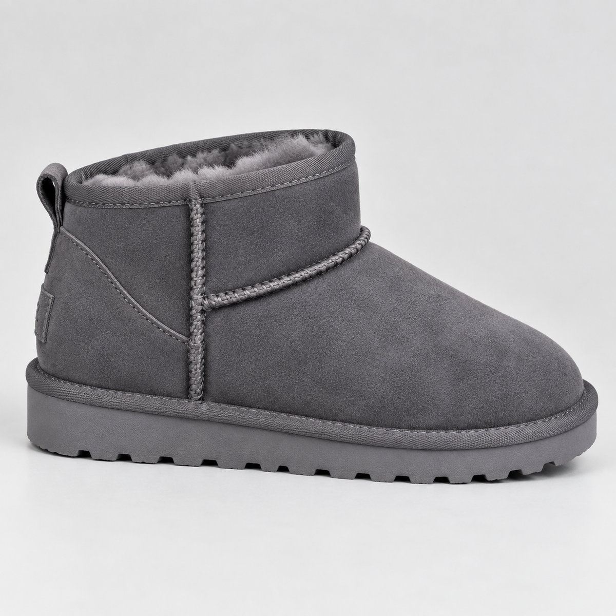 Women's Fur-Lined Suede Ankle Boots