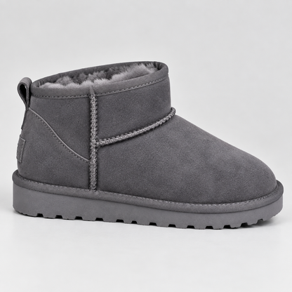 Women's Fur-Lined Suede Ankle Boots