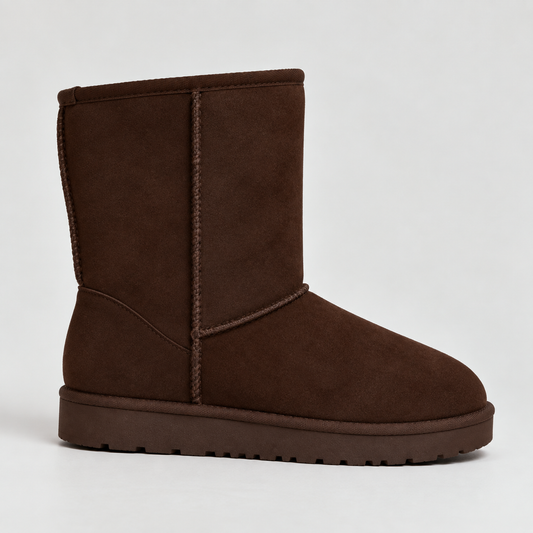 Women's Suede Mid-Calf Winter Boots
