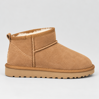 Women's Fur-Lined Suede Ankle Boots