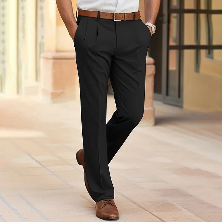 Men's Straight Leg Tailored Trousers
