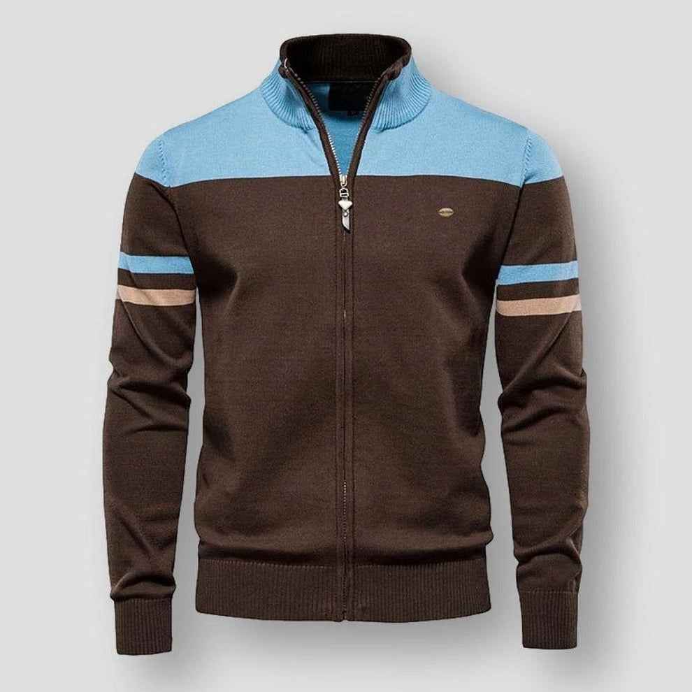 Men's Lightweight Knit Cardigan Jacket