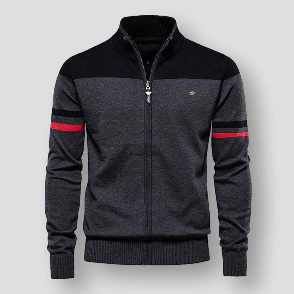 Men's Lightweight Knit Cardigan Jacket