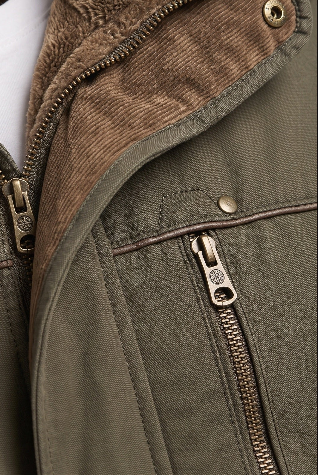 Men's Hooded Zip Casual Jacket