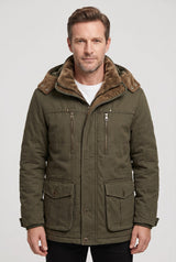 Men's Hooded Zip Casual Jacket