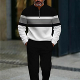 Men's Quarter Zip Knit Jumper
