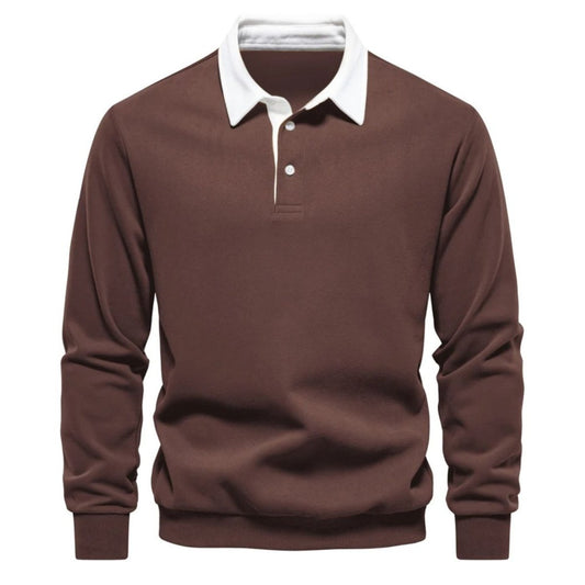 Men's Regular Fit Polo Jumper