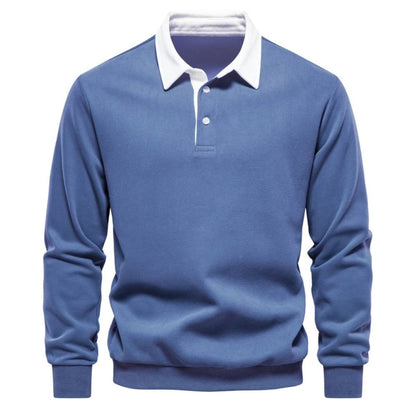 Men's Regular Fit Polo Jumper