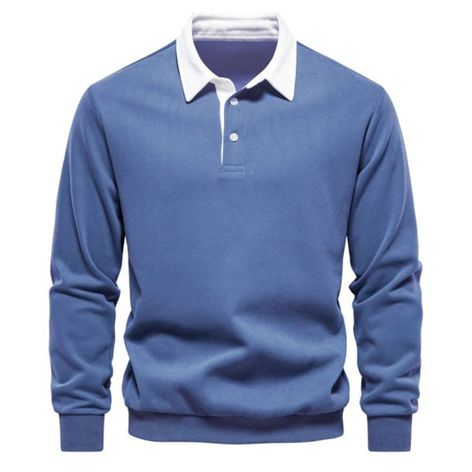 Men's Regular Fit Polo Jumper