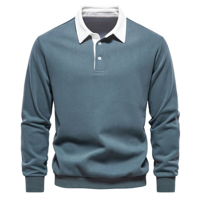 Men's Regular Fit Polo Jumper
