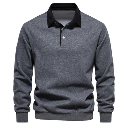 Men's Regular Fit Polo Jumper