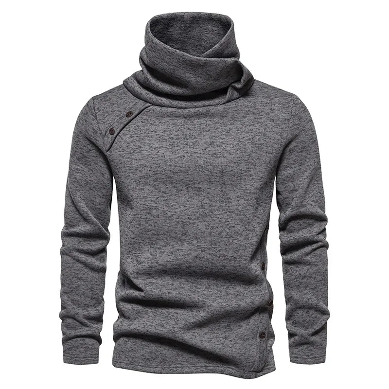 Men's Stand Collar Winter Jumper